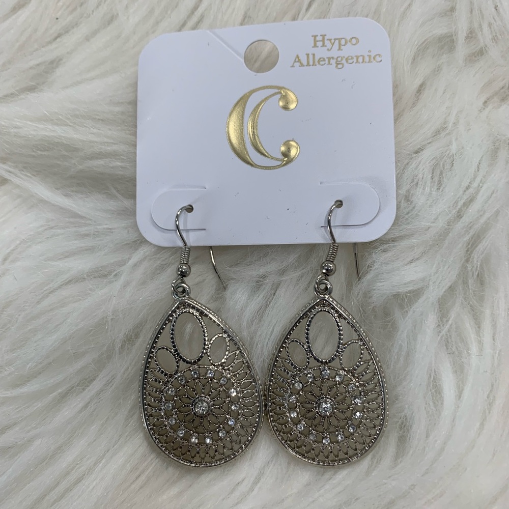 C Long Hanging Earrings.